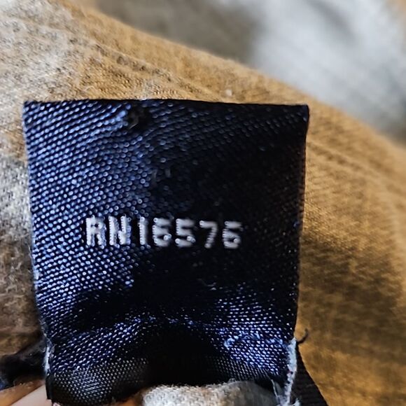 IZOD Men’s XLT Tall Button Down Shirt | 100% Cotton Gray Cream Plaid Long Sleeve - Picture 8 of 10